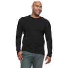 Big & Tall Apt. 9&reg; Premier Flex Classic-fit Stretch Crewneck Tee, Men's, Size: Xxl Tall, Black