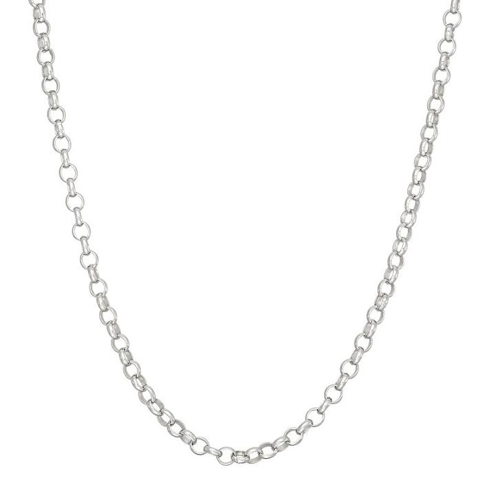 Sterling Silver Rolo Chain Necklace - 20 In, Women's, Size: 20, Grey