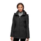 Women's Croft & Barrow&reg; Hooded Buckle Fleece Jacket, Size: Medium, Med Grey