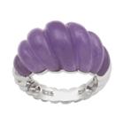 Sterling Silver Jade Ring, Women's, Size: 7, Purple