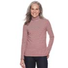 Women's Croft & Barrow&reg; Essential Turtleneck Top, Size: Xxl, Med Red