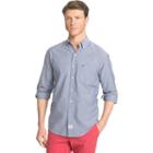 Men's Izod Classic-fit Solid Button-down Shirt, Size: Medium, Blue Other
