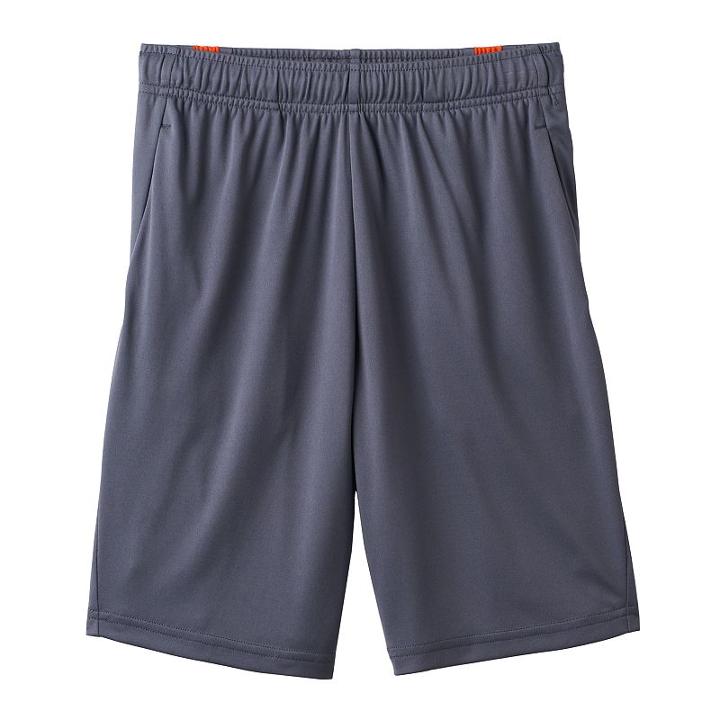 Boys 8-20 Tek Gear&reg; Laser-cut Basketball Shorts, Boy's, Size: Large, Silver