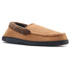 Men's Urban Pipeline Faux-fur Trim Moccasin Slipper, Size: Xl, Brown