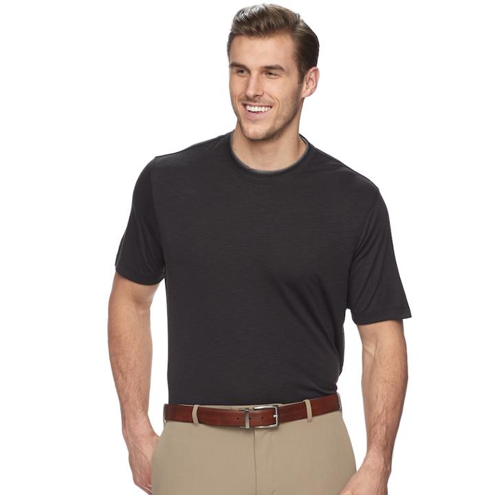 Big & Tall Van Heusen Air Classic-fit Mock-layer Crewneck Tee, Men's, Size: 3xb, Oxford