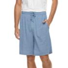 Men's Van Heusen Knit Sleep Shorts, Size: Medium, Med Blue