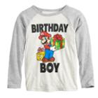 Boys 4-12 Jumping Beans&reg; Super Mario Bros. Birthday Boy Raglan Graphic Tee, Size: 4, Beige