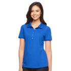 Croft & Barrow, Women's &reg; Classic Solid Polo, Size: Xxl, Dark Blue