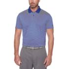 Men's Grand Slam Off Course Championship Striped Golf Polo, Size: Xl, Blue