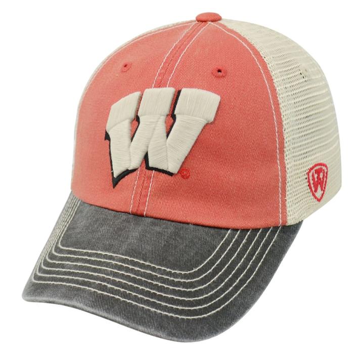 Adult Top Of The World Wisconsin Badgers Offroad Cap, Men's, Med Red