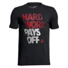 Boys 8-20 Under Armour Hard Work Pays Off Tee, Size: Medium, Black
