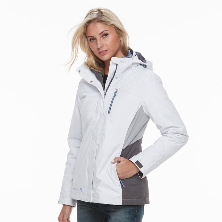 Women's Free Country Radiance 3-in-1 Systems Jacket, Size: Medium, White