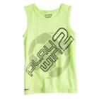 Boys 4-10 Jumping Beans&reg; Active Playcool Muscle Tank Top, Size: 10, Brt Yellow
