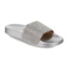 Olivia Miller Deltona Women's Slide Sandals, Size: 9, Silver
