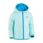 Girls 4-6x Under Armour Midweight Premier Puffer Jacket, Size: 6x, Light Blue