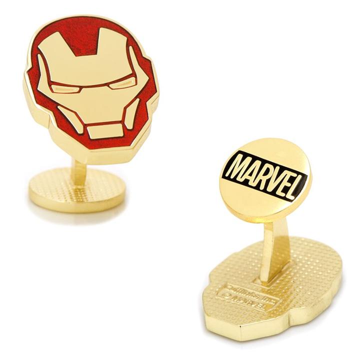 Marvel Iron Man Helmet Cuff Links, Men's, Gold