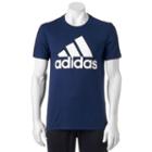 Big & Tall Adidas Logo Performance Tee, Men's, Size: Xl Tall, Blue (navy)