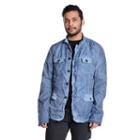 Men's Excelled Military Button-up Jacket, Size: Xxl, Blue