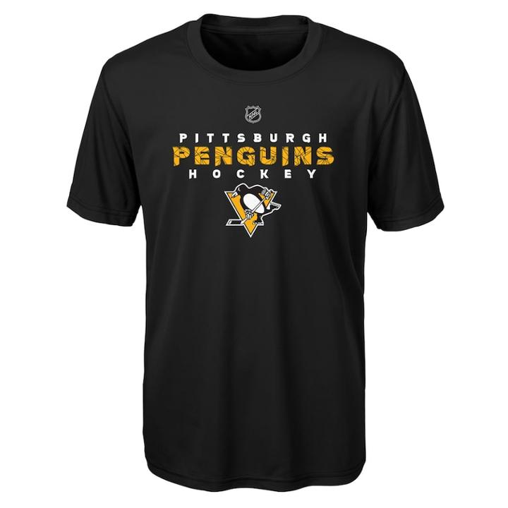 Boys 4-18 Pittsburgh Penguins Promo Tee, Size: 12-14, Black