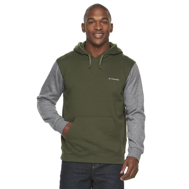 Columbia, Men's Deschutes Rapids Colorblock Hoodie, Size: Small, Green Oth
