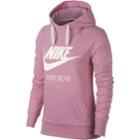 Women's Nike Sportswear Gym Vintage Hoodie, Size: Small, Brt Pink