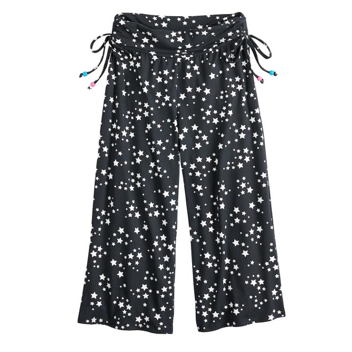 Girls 7-16 Joey B Print Culottes, Size: Xl, Oxford