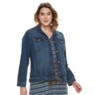 Plus Size Sonoma Goods For Life&trade; Jean Jacket, Women's, Size: 2xl, Med Blue