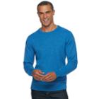 Men's Sonoma Goods For Life&trade; Coolmax Classic-fit Crewneck Sweater, Size: Xxl, Med Blue