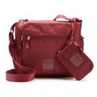 E.t.a. By Rosetti Mykonos Large Crossbody Bag With Rfid-blocking Pouch, Women's, Dark Red