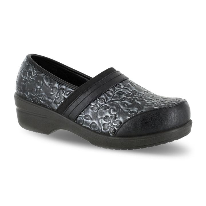 Easy Street Origin Women's Clogs, Size: Medium (6.5), Silver