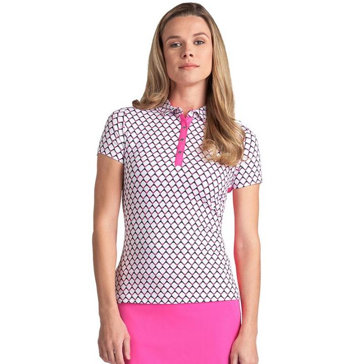 Women's Tail Arle Short Sleeve Golf Top, Size: Medium, Pink Other