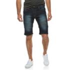 Men's Xray Slim-fit Moto Stretch Denim Shorts, Size: 36, Blue