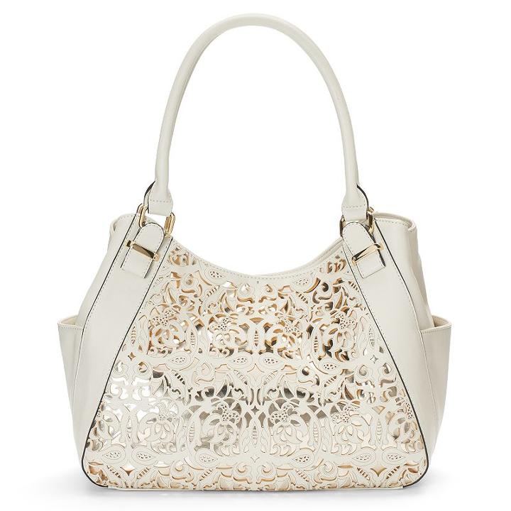 Apt. 9&reg; Brooklyn Laser Cut Shopper, Women's, Beige Oth