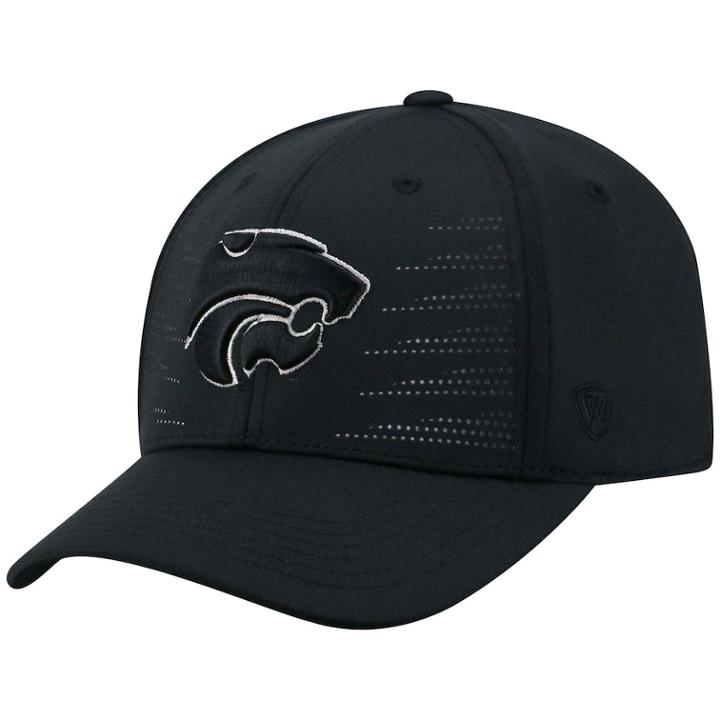Adult Top Of The World Kansas State Wildcats Dazed Performance Cap, Men's, Black