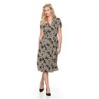 Women's Dana Buchman Pintuck Shirtdress, Size: Large, Beig/green (beig/khaki)