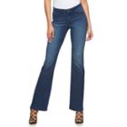 Women's Jennifer Lopez Bootcut Jeans, Size: 8 T/l, Dark Blue