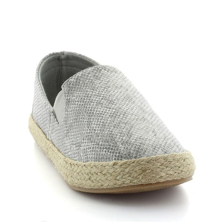 Seven7 Cape Azule Women's Espadrille Flats, Girl's, Size: 11, Silver