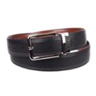 Men's Croft & Barrow&reg; Stitched Reversible Belt, Size: 40, Grey