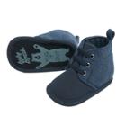 Baby Boy Oshkosh B'gosh&reg; Sneaker Bootie Crib Shoes, Size: 0-3 Months, Blue
