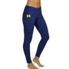 Women's Michigan Wolverines Space-dyed Leggings, Size: Large, Blue