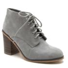 Qupid Varsity Women's High Heel Ankle Boots, Size: Medium (8), Grey