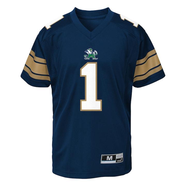 Boys 8-20 Notre Dame Fighting Irish Team Replica Jersey, Size: Xl 18-20, Blue (navy)