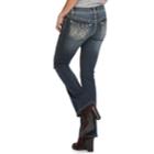 Women's Apt. 9&reg; Embellished Bootcut Jeans, Size: 8 Short, Med Blue