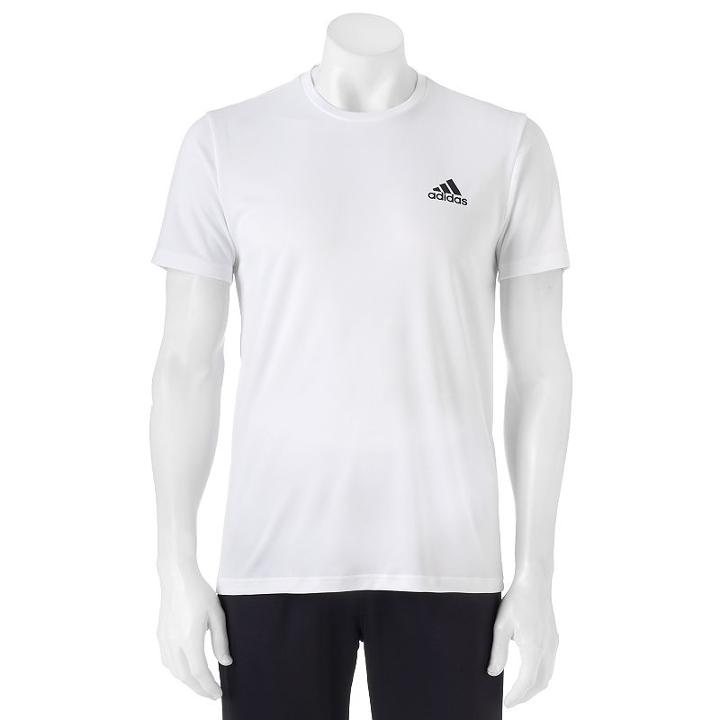 Big & Tall Adidas Essential Climalite Tech Tee, Men's, Size: Xxl Tall, White