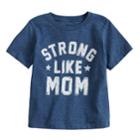 Toddler Boy Jumping Beans&reg; Strong Like Mom Graphic Tee, Size: 4t, Blue (navy)