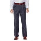 Big & Tall Haggar Work To Weekend Classic-fit Pleated Expandable Waist Pants, Men's, Size: 48x34, Oxford