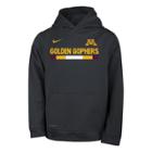 Boys 8-20 Nike Minnesota Golden Gophers Therma-fit Hoodie, Size: L 14-16, Grey
