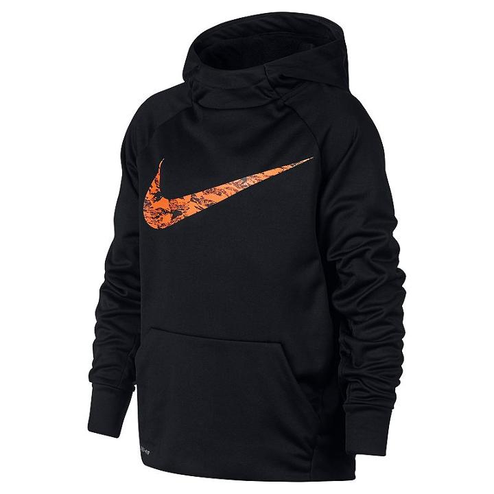 Boys 8-20 Nike Therma Hoodie, Size: Xl, Grey (charcoal)