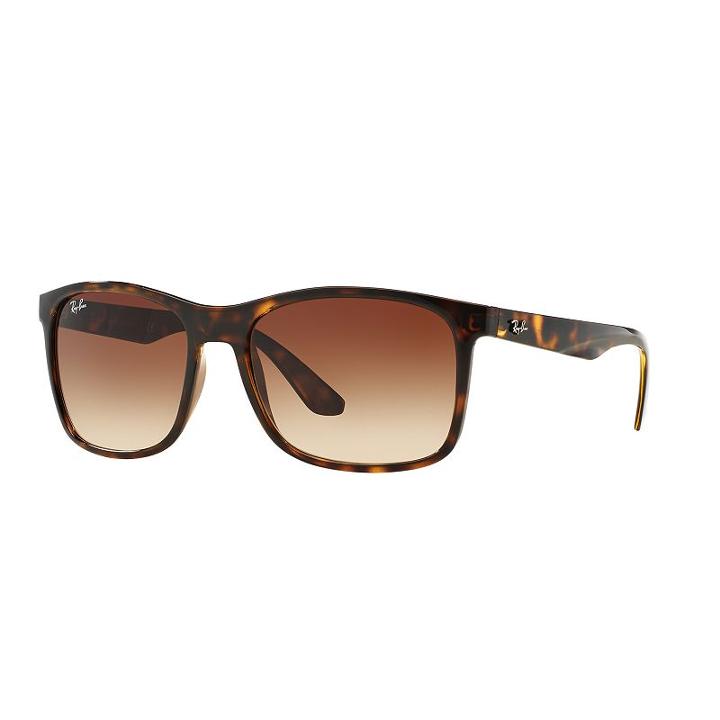 Ray-ban Rb4232 57mm Highstreet Square Gradient Sunglasses, Women's, White Oth