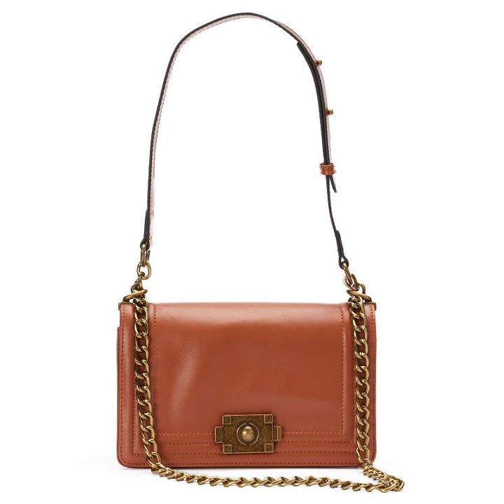 Donna Bella Brooklyn Convertible Leather Crossbody Bag, Women's, Brown